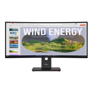 Lenovo ThinkVision T34WD-40 | 34" 3440x1440 Curved 120Hz VA | USB-C 100W RJ45 HDR10 | Poslovni Ultrawide Monitor