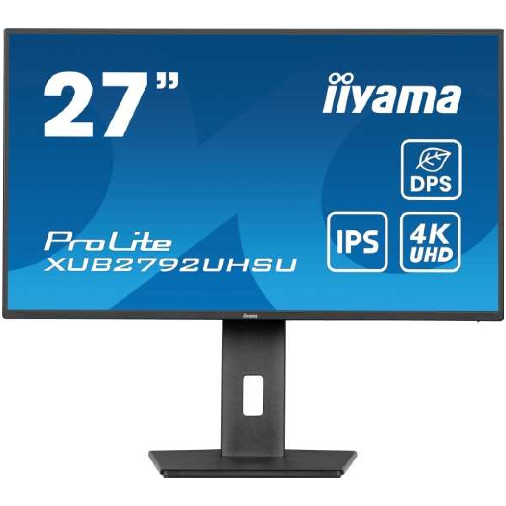 Iiyama prolite xub2792uhsu-b6 | 68,6 cm (27") | 3840x2160 | ips | 4ms | hdmi displayport 15w 3xusb3. 2 usb-c-out | pivot | zvočniki | srgb100% | rgb | poslovni monitor 1 Monitor iiyama 68,6 cm (27,0″) xub2792uhsu-b6 3840×2160 ips 4ms hdmi displayport 15w 3xusb3. 2 usb-c-out pivot zvočniki srgb100% prolite rgb komponentko