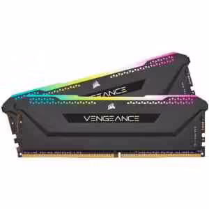 Corsair RGB Vengeance | 32GB KIT (2x16GB) | DDR4 | 3600MHz | CL18 | XMP2.0 | 1,35V | Črna | CMH32GX4M2Z3600C18 | RAM Pomnilnik