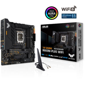ASUS B660M-PLUS TUF GAMING | LGA 1700 | WIFI | DDR5 | HDMI DisplayPort | Matična Plošča
