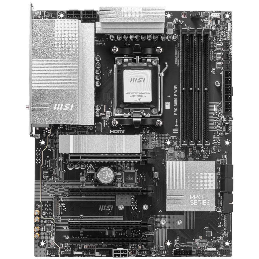 Msi pro b850-p wifi | am5 | atx | ddr5 | matična plošča 1 Osnovna plošča am5 msi pro b850-p wifi atx komponentko