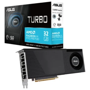 ASUS TURBO Radeon AI PRO R9700 32GB | GDDR6 | Grafična Kartica
