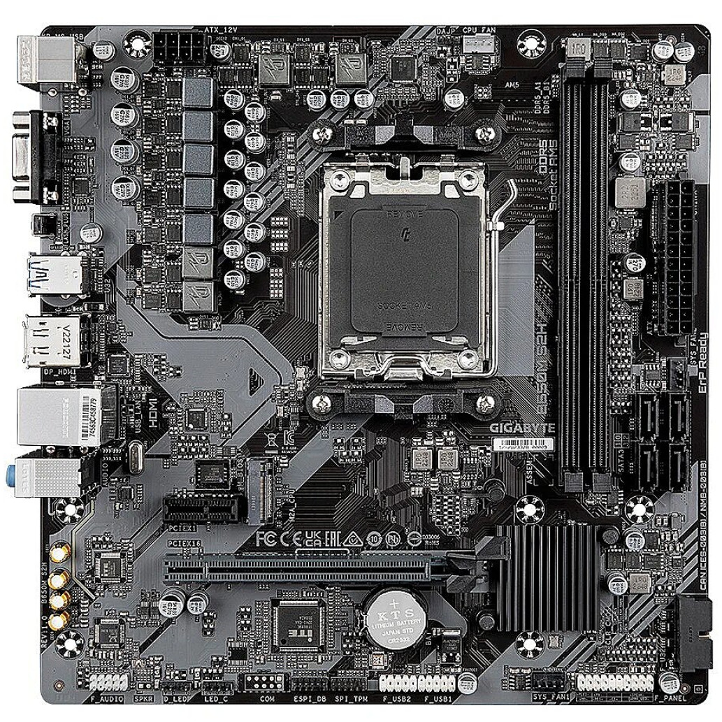 Gigabyte b650m s2h | am5 | microatx | vga hdmi displayport | matična plošča 1 Osnovna plošča am5 gigabyte b650m s2h microatx 1xvga 1xhdmi 2. 1 1xdisplayport 1. 4 komponentko