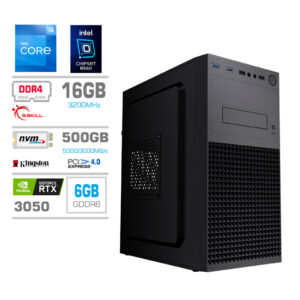 MEGA MT S4 i5-11400F | RTX 3050 | 16GB | 500GB | 450W | Brez OS | Računalnik