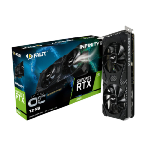 Palit GeForce RTX 3060 Infinity 2 OC NE63060U19K9-PG190L | 12 GB GDDR6 In 192-Bitno Vodilo | Dvojno 0 dB Hlajenje | Grafična Kartica