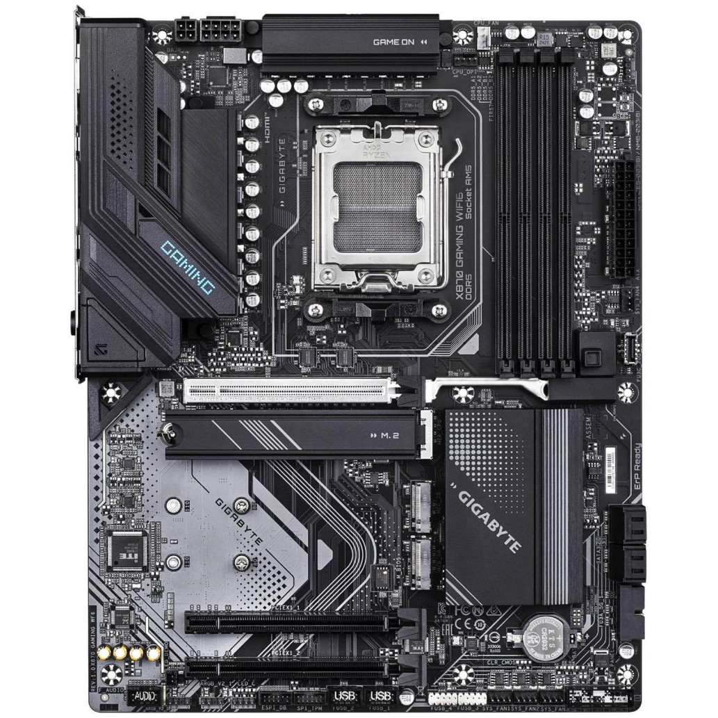 Gigabyte x870 gaming wifi 6 | am5 | atx | hdmi | matična plošča 1 Osnovna plošča am5 gigabyte x870 gaming wifi 6 atx 1xhdmi komponentko