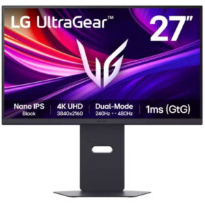 LG 27G850A-B UltraGear | 27" 4K UHD | 240Hz / 480Hz Dual-Mode | Nano IPS Black | 1ms | HDR600 Gaming Monitor