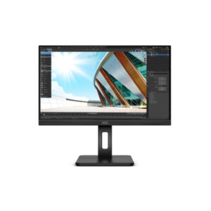 Monitor AOC U27P2 | 68,6 cm (27,0") | 3840x2160 | IPS | 4ms | 2xHDMI DisplayPort 4xUSB3.0 | Pivot | Zvočniki | 3H | sRGB81% | Poslovni Monitor