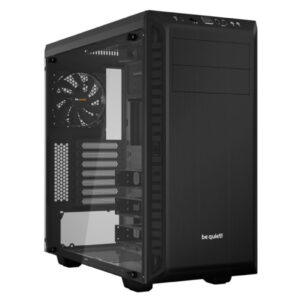 Be quiet! ATX Pure Base 600 | Mid-Tower | Kaljeno steklo | Črn | BGW21 | Izjemno Tiho Ohišje