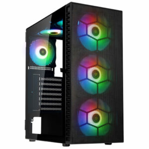 Kolink OBSERVATORY HF MESH | MidiATX | Črna ARGB | Kaljeno Steklo | Gaming Ohišje