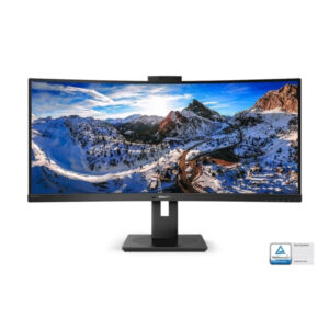 Monitor Philips 346P1CRH | 86,4 cm (34,0") | 3440x1440 | 100Hz | VA | HDMI DisplayPort USB-C 4xUSB3.2 | HAS | Kamera | Zvočniki | Ukrivljen Monitor