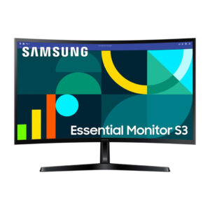 Samsung S27D366GAU Essential S3 | 27 Inch Curved Monitor | Full HD 1920x1080 | 100Hz | VA | 4ms | HDMI VGA | sRGB 95% | Monitor
