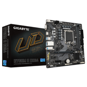 GigaByte B760M H DDR4 | Intel B760 LGA1700 | PCIe 4.0 | 2× M.2 | VGA HDMI 2.1 | mATX Osnovna Plošča