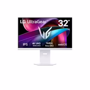 LG UltraGear 32G810SA-W | 31,5" 4K UHD | 144Hz IPS 1ms | webOS | USB-C 65W | FreeSync Premium | G-Sync Compatible | Gaming Monitor