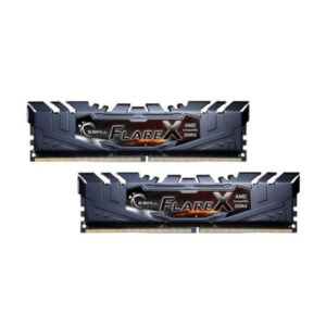 G.Skill Flare X AMD XMP2.0 32GB (2x16GB) | DDR4 | 3200MHz | CL16 | 1,35V | Gaming | Črna | F4-3200C16D-32GFX | RAM Pomnilnik