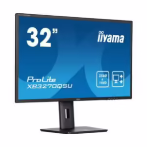 Iiyama ProLite XB3270QSU-B1 | 180 cm (31,5") | 2560x1440 | 100Hz | IPS | 4ms | DVI 2xHDMI DisplayPort 3xUSB3.2 | Pivot | Zvočniki | sRGB100% | AdaptiveSync | Poslovni Monitor