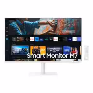 Monitor Samsung Smart TV Tizen S32CM703UU | 80 cm (31,5") | 3840x2160 | VA | 4ms | HDMI USB-C 2xUSB2.0 | Pivot | Zvočniki | sRGB99% | Bela | Monitor
