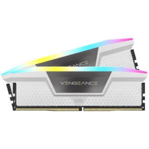 Corsair RGB Vengeance XMP3.0 32GB (2x16GB) DDR5 | 5200MHz | CMH32GX5M2B5200C40W | Bel Pomnilnik