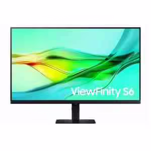 Monitor Samsung ViewFinity S6 S32D600UAU | 80 cm (31,5") | 2560x1440 | 100Hz | IPS | 5ms | HDMI DisplayPort USB-C DP-Out 3xUSB3.2 | Pivot | sRGB99% | KVM | HDR10 | Profesional Monitor