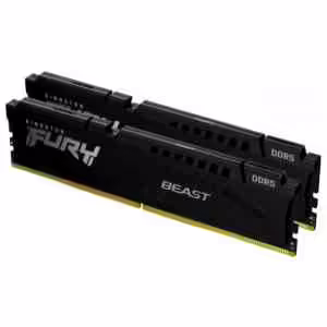 Kingston Fury Beast | DDR5 | 32GB (2x16GB) | 5600MHz | CL40 | XMP3.0 | 1,25V | Črna | KF556C40BBK2-32 | RAM Pomnilnik