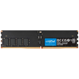 Crucial Value 32GB (1x32GB) | 6400MHz DDR5 CL52 | CUDIMM 1.1V | Črn RAM Pomnilnik