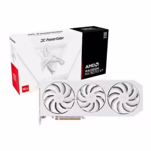 PowerColor RX 9070 XT Hellhound Spectral 16GB | GDDR6 | HDMI 3xDisplayport | Bela | Gaming Grafična Kartica