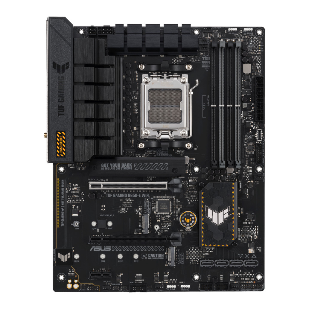 Asus tuf gaming b650-e wifi | am5 | atx | hdmi displayport | matična plošča 1 Osnovna plošča am5 asus tuf gaming b650-e wifi atx 1xhdmi 2. 1 1xdisplayport 1. 4 komponentko