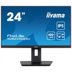 Iiyama ProLite XUB2492QSU-B1 | 60,5 cm (23,8") | 2560x1440 | 100Hz | IPS | 0,5ms | HDMI DisplayPort 4xUSB3.2 | Pivot | Zvočniki | sRGB99% | FreeSync | Poslovni Monitor