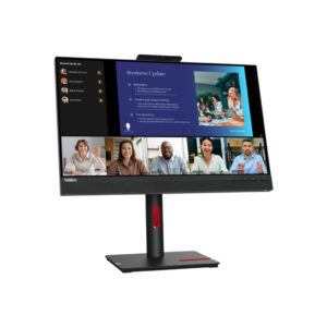 Lenovo ThinkVision | 60,5 cm (23,8") | 1920x1080 | 75Hz | IPS | 4ms | VGA HDMI DisplayPort 4xUSB3.2 | Pivot | Kamera | Zvočniki | sRGB99% | T24v-30 | Pisarniški Monitor za Video Konference