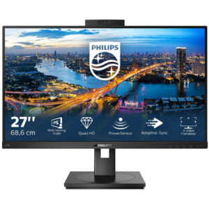 Monitor Philips 275B1H | 68,6 cm (27,0") | 2560x1440 | 75Hz | IPS | DVI HDMI DisplayPort 4xUSB3.2 | Pivot | Zvočniki | Kamera | Monitor za Konference