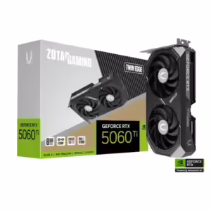 ZOTAC GAMING GeForce RTX 5060 Ti Twin Edge | 8GB GDDR7 | DLSS 4 | 128-Bit | SFF-Ready Grafična Kartica