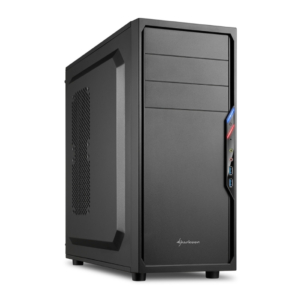 Sharkoon VS4-V | Črna | ATX Midi-Tower | 2x USB 3.0 | 120 mm Ventilator | Do 385 mm GPU | Računalniško Ohišje