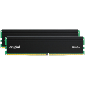 Crucial Pro 64GB (2x32GB) | 3200MHz DDR4 CL22 | Intel XMP 2.0 | 1.2V | Črn RAM Pomnilnik