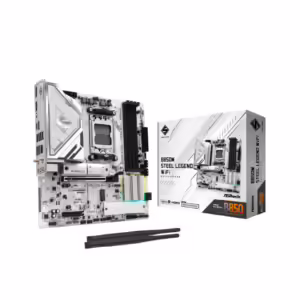 Asrock B850 Steel Legend WiFi | microATX | AM5 | HDMI DisplayPort | Bela | Matična Plošča