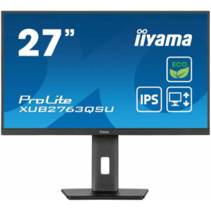 Iiyama ProLite XUB2763QSU-B1 | 68,6cm (27") | 2560x1440 | 100Hz | IPS | 2ms | HDMI DisplayPort 2xUSB3.0 | Pivot | Zvočniki | sRGB96% | RGB | Profesionalni Monitor