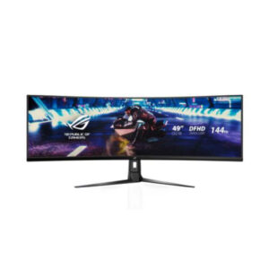Monitor Asus XG49VQ | 124,5 cm (49,0") | 3840x1080 | 144Hz | VA | 4ms | 2xHDMI DisplayPort 2xUSB3.0 | HAS | Zvočniki | FreeSync Premium Pro | Ukrivljen Gaming Monitor
