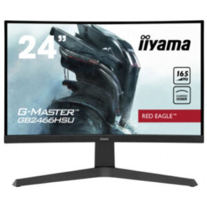 Monitor Iiyama GB2466HSU-B1 | 60,5 cm (23,8") | 1920x1080 | 165Hz | VA | 1ms | 2xHDMI DisplayPort 1/2xUSB | HAS | Zvočniki | FreeSync Premium | Ukrivljen Gaming Monitor