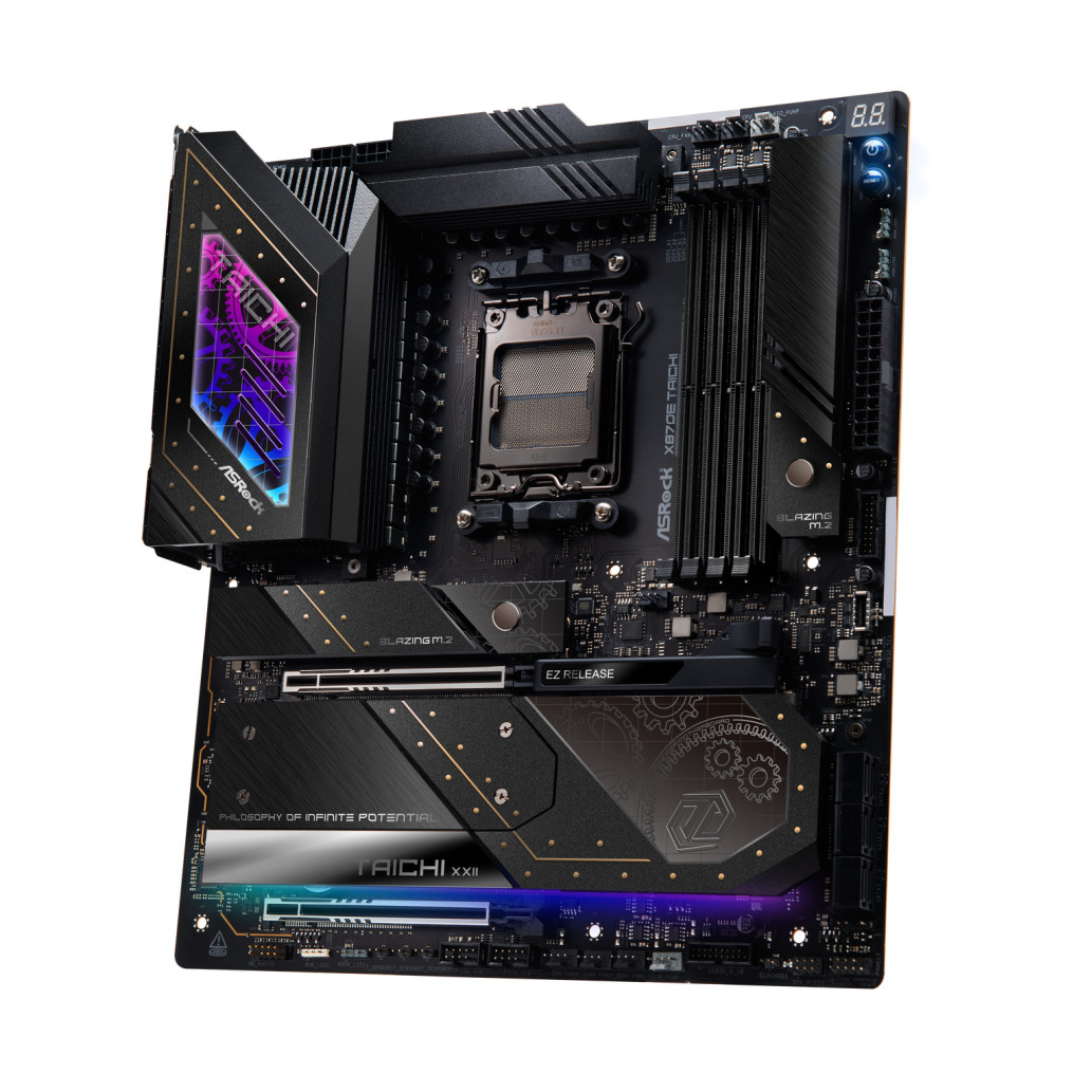Asrock x870e taichi | am5 | e-atx | hdmi | matična plošča 1 Osnovna plošča am5 asrock x870e taichi e-atx 1xhdmi 2. 1 komponentko