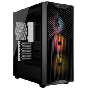 Corsair 3200D RS ARGB Črna | Midi Tower ATX | 3x RS120 ARGB | Stekleno Okno | Ohišje