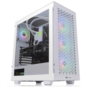 Thermaltake TOWER ATX V350 TG ARGB AIR SNOW White | ATX | Kaljeno Steklo | Belo Računalniško Ohišje