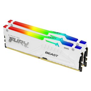 Kingston FURY Beast RGB EXPO KF560C30BWEAK2-64 | 64GB 2x32GB DDR5 6000MHz CL30 | Bela | RAM Pomnilnik
