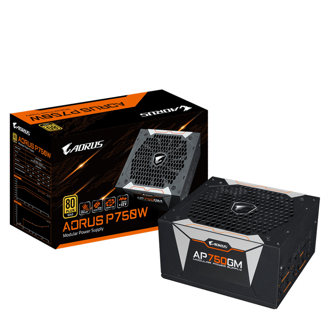 Gigabyte gp-ap750gm aorus | 80plus gold | atx | 135mm | črna | gp-ap750gm | 750w | modularni napajalnik 1 Napajalnik – 750w gigabyte gp-ap750gm aorus 80plus gold 91% atx12v 2. 3 modular 135mm črna (gp-ap750gm) komponentko