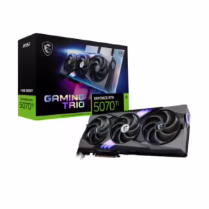 MSI GeForce RTX 5070 Ti Gaming Trio OC | 16GB GDDR7 | DLSS 4 | PCIe 5.0 | 4K Gaming | Grafična Kartica