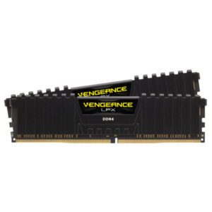 Corsair Vengeance LPX XMP2.0 | 16GB KIT (2x 8GB) | DDR4 | 3200MHz | CL16 | 1,35V | Črna | CMK16GX4M2B3200C16 | RAM Pomnilnik
