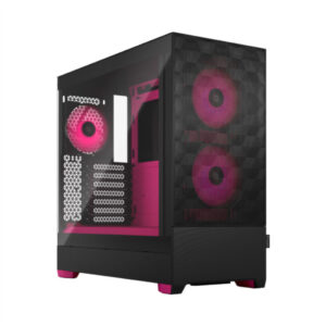 Fractal Design Pop Air | MidiATX | Kaljeno Steklo | Roza-Črno RGB | Računalniško Ohišje
