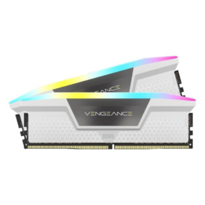 Corsair Vengeance RGB CMH32GX5M2B6000C30W | 32 GB DDR5 6000 MHz | CL30 | 2x16 GB | Intel XMP 3.0 | RGB bela RAM komplet