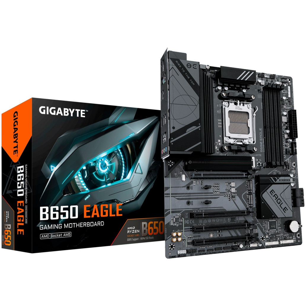 Gigabyte b650 eagle | am5 | atx | hdmi displayport | matična plošča 1 Osnovna plošča am5 gigabyte b650 eagle atx 1xhdmi 2. 1 1xdisplayport 1. 4 komponentko