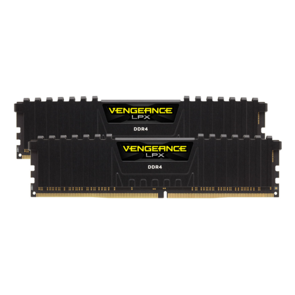Ddr4 64gb 3200mhz cl16 kit (2x32gb) corsair vengeance lpx xmp2. 0 1,35v gaming črna (cmk64gx4m2e3200c16) komponentko