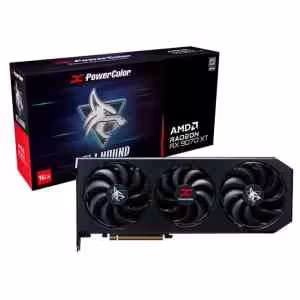 PowerColor RX 9070 XT Hellhound 16GB | GDDR6 | HDMI 3xDisplayport 2.1a | RX9070XT 16G-L/OC | Grafična Kartica