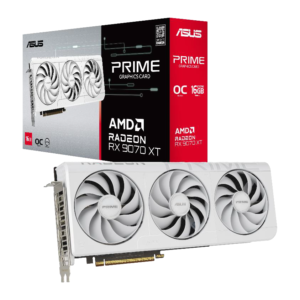 ASUS RX 9070 XT 16GB PRIME | GDDR6 | Bela Grafična Kartica
